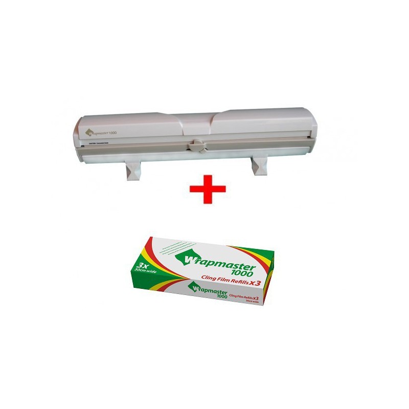 Dévidoir Wrapmaster 1000 et film alimentaire Dévidoir Wrapmaster 1000 et film alimentaire