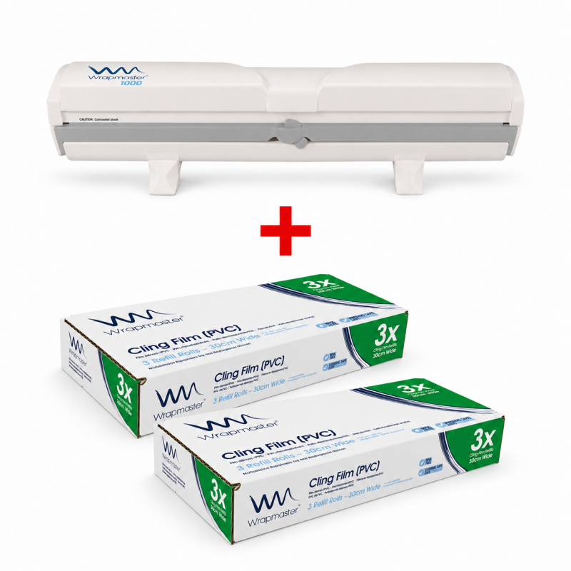 Dévidoir Wrapmaster 1000 et film alimentaire