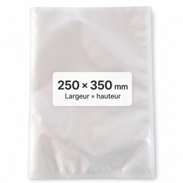 Sacs de conservation alimentaires 250 x 350 mm – 90 micro