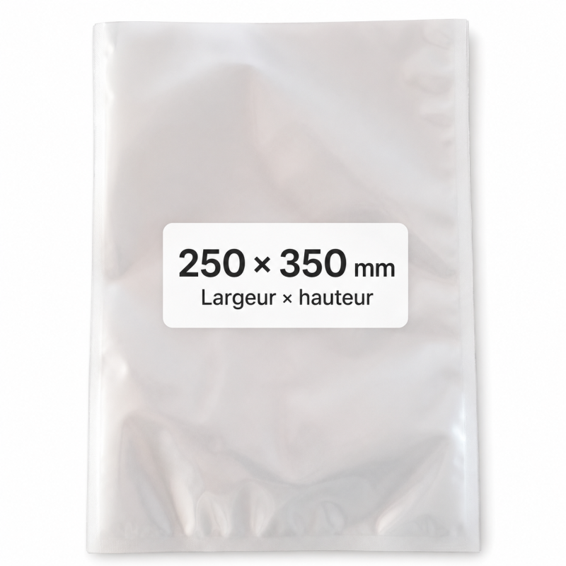 Sacs de conservation alimentaires 250 x 350 mm – 90 micro