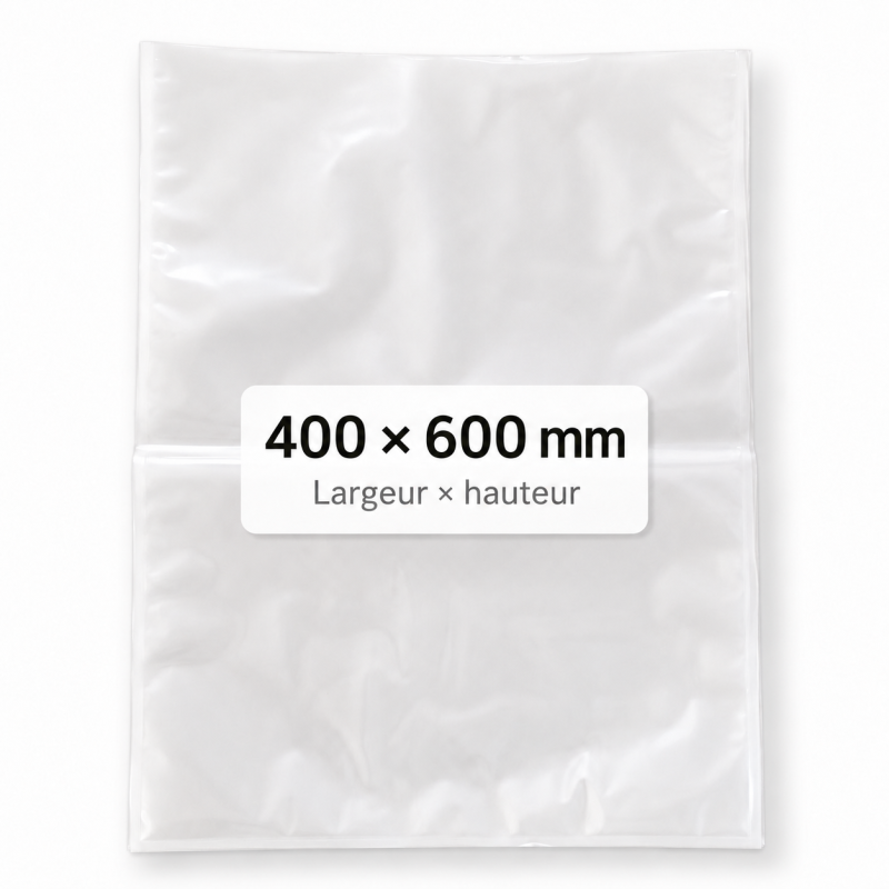 Sacs de conservation alimentaires 400 x 600 mm – 90 microns