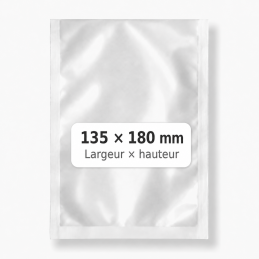 Sacs de conservation alimentaires 135 x 180 mm – 90 microns