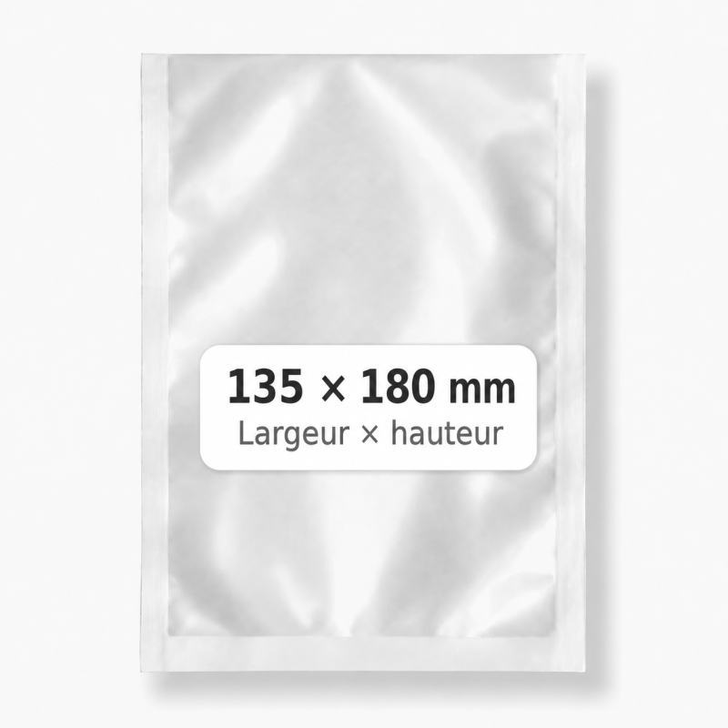 Sacs de conservation alimentaires 135 x 180 mm – 90 microns