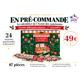 Calendrier de l'avent 2026 - 87 pièces